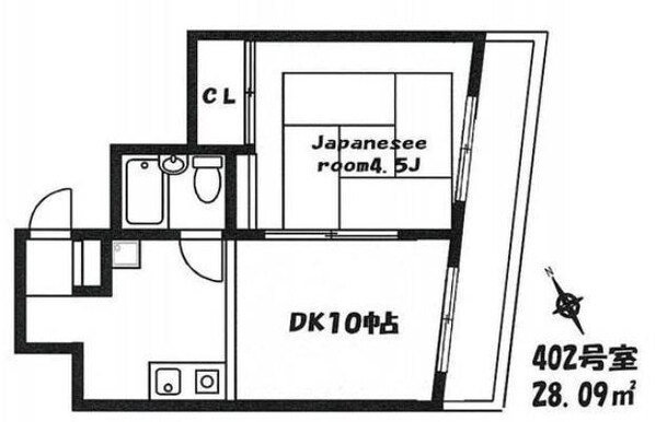 ヴィラ林の物件間取画像